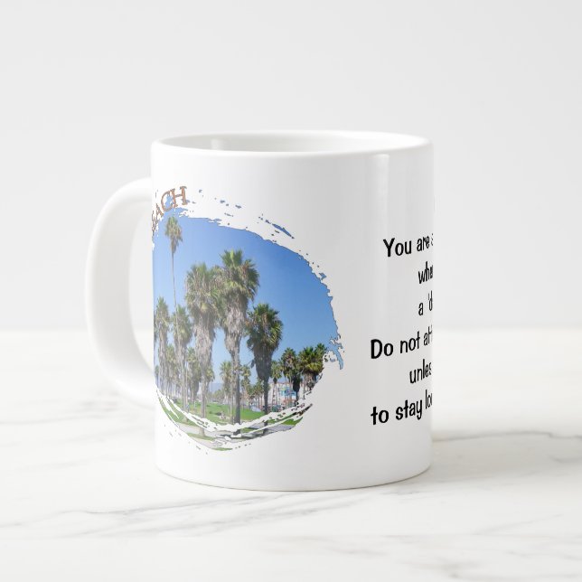 Grande Tasse Cool Venice Beach Jumbo Mug! (Devant gauche)