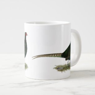 Grande Tasse Coq noir de faisan
