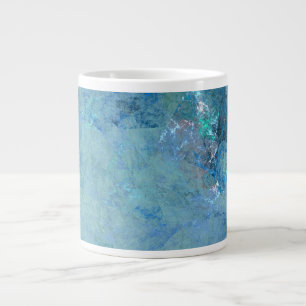Grande Tasse Coque Abstrait Opal Bleu pour RAZR