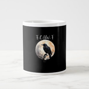 Grande Tasse Corbeau F-Caw-F Drôle Oiseau Esthétique Décontract