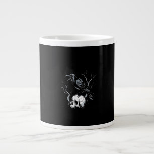 Grande Tasse Corbeau F-Caw-F Oiseau drôle disant humour mème co