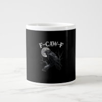 Corbeau F-Caw-F Oiseau Drôle Lune Gothique Humour