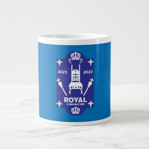 Grande Tasse Coronation royale anglaise du roi Charles 2023