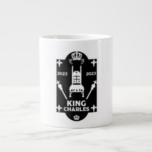 Grande Tasse Coronation royale anglaise du roi Charles 2023