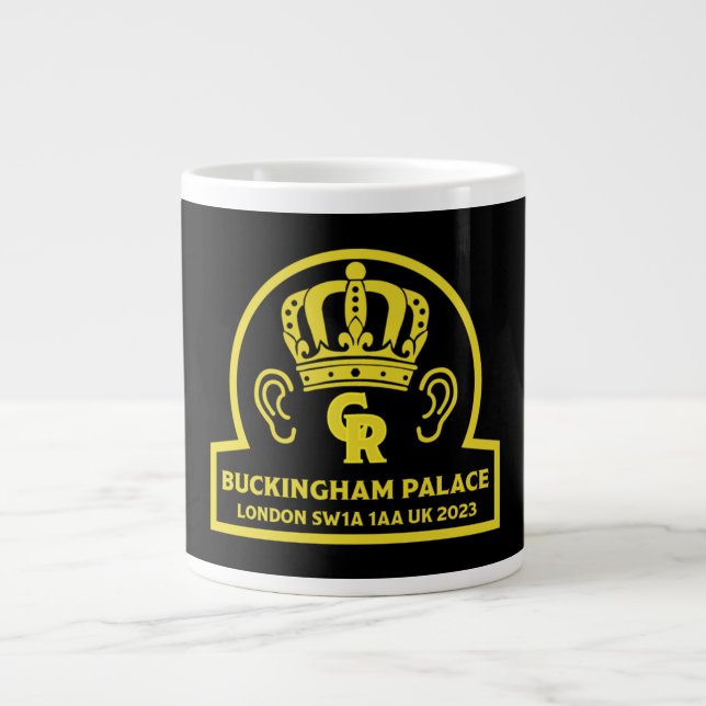 Grande Tasse Coronation royale du roi Charles anglais (Devant)