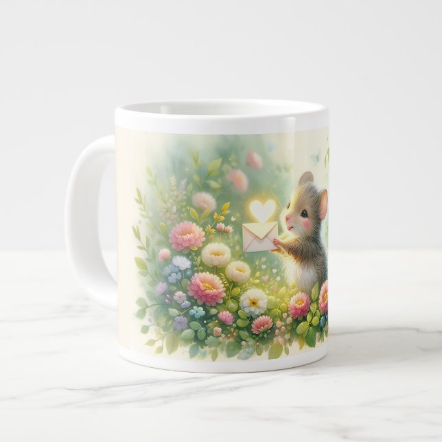 Grande Tasse Cottage Mouse Love Letter Meadow (Devant gauche)