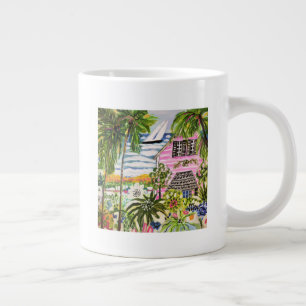 Grande Tasse Cottage rose sur la baie I