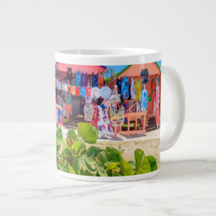 Grande Tasse Cottages en bois multicolore  Plage de Long Bay