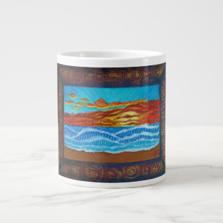 Grande Tasse Coucher de soleil