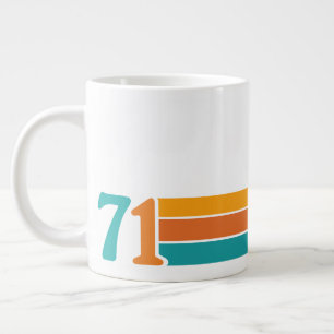 Grande Tasse Coucher de soleil rétro 71