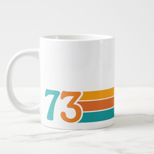 Grande Tasse Coucher de soleil rétro 73 (Gauche)