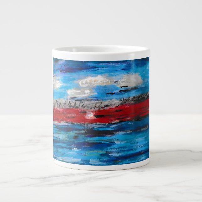 Grande Tasse Coucher du soleil (Devant)