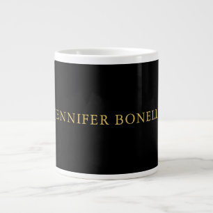 Grande Tasse Couleurs d'or noir professionnel tendance moderne