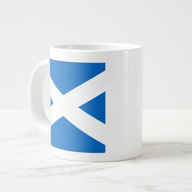 Grande Tasse Couleurs écossaises Cross Scotland (Devant gauche)