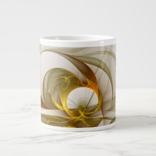 Grande Tasse Couleurs métalliques précieuses abstraites moderne