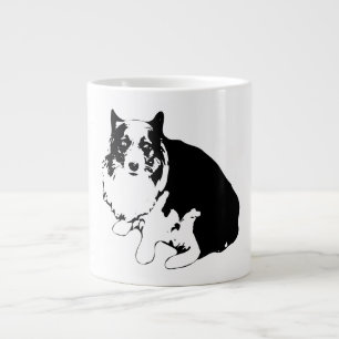 Grande Tasse Coupe Corgi Calm