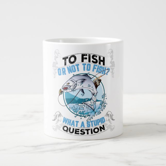 Grande Tasse Coupe de pêche (Devant)