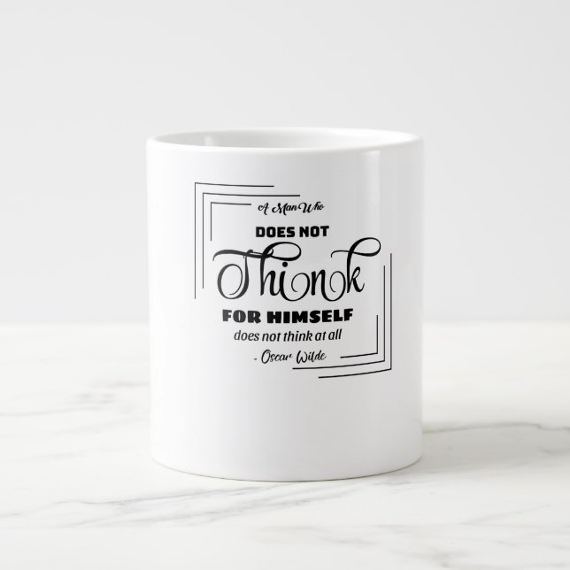 Grande Tasse Coupe de thé réfléchie (Devant)