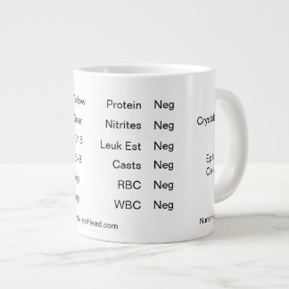 Grande Tasse Coupe du White Lab "Urinalysis"
