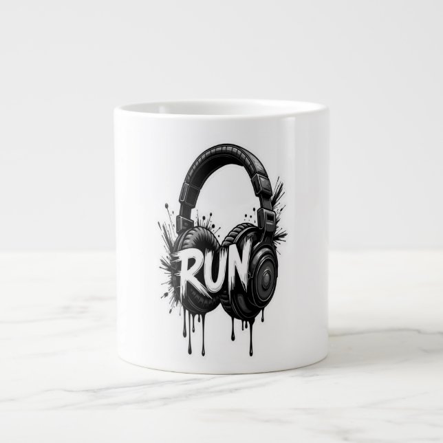 Grande Tasse Coupe et musique (Devant)