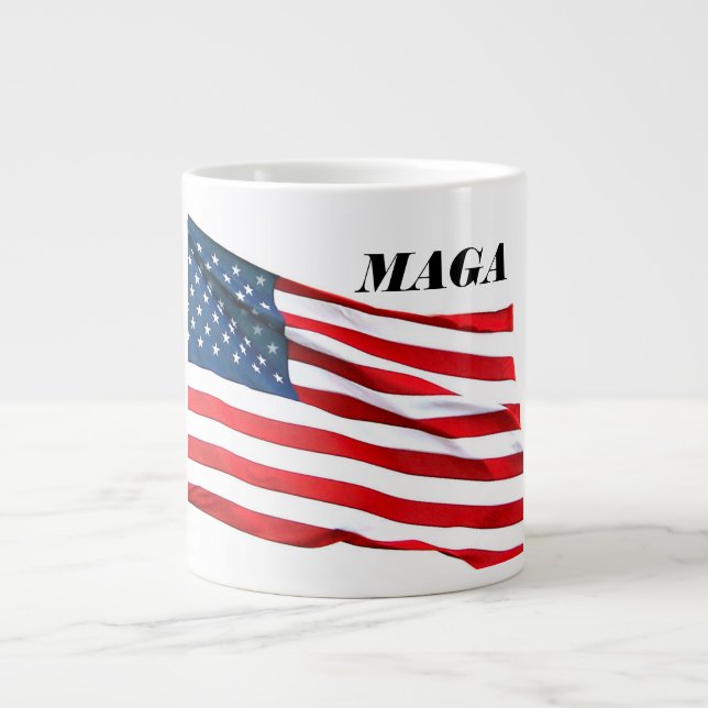 Grande Tasse Coupe MAGA de café (Devant)