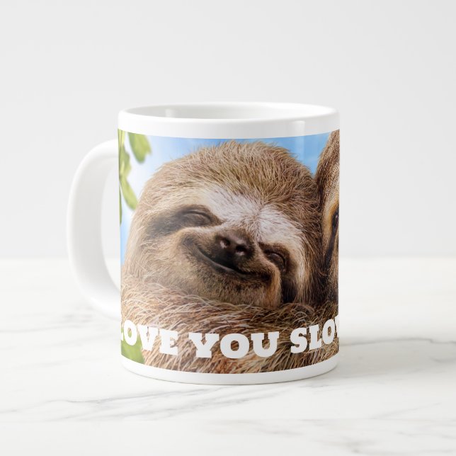 Grande Tasse Couple de paresseux (Devant gauche)