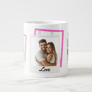 Grande Tasse Couple mignon 'Amour' 3 Collage photo