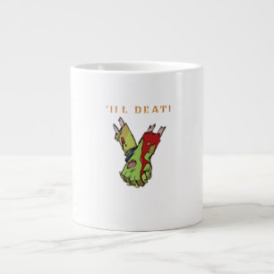 Grande Tasse Couple Zombie Jusqu'À La Mort Faire Partie Classiq