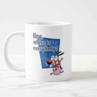 Grande Tasse Courage du chien lâché | Où est tout le monde ?