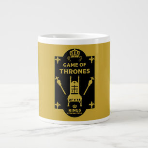 Grande Tasse Couronnement royal d'Angleterre roi Charles