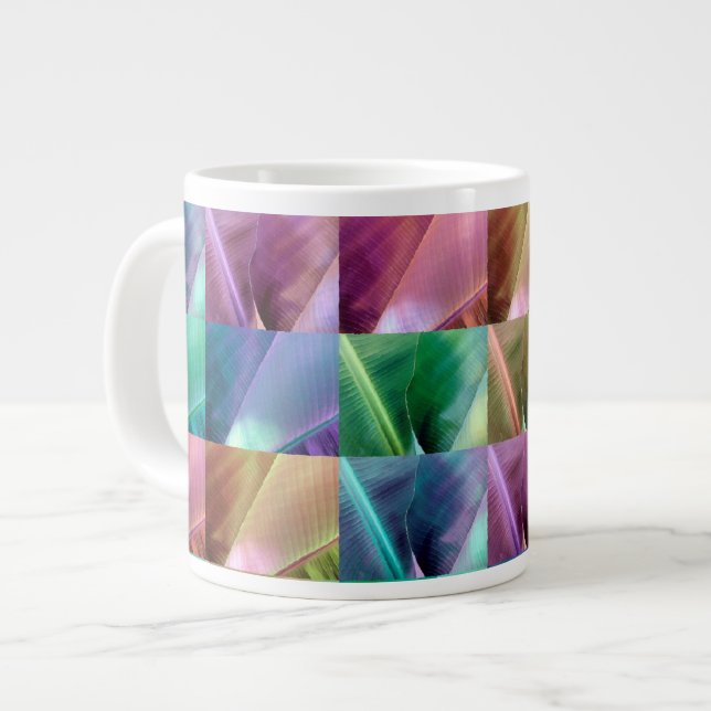 Grande Tasse Couvre-lit feuille de bananier (Devant gauche)
