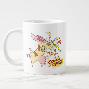 Grande Tasse Cow and Chicken Hug Graphic