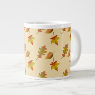 Grande Tasse Cozy autumn maple leaves oak leaves