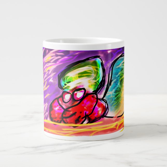Grande Tasse crabe bernard l'ermite gemme (Devant)