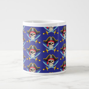 Grande Tasse Crâne et sabres