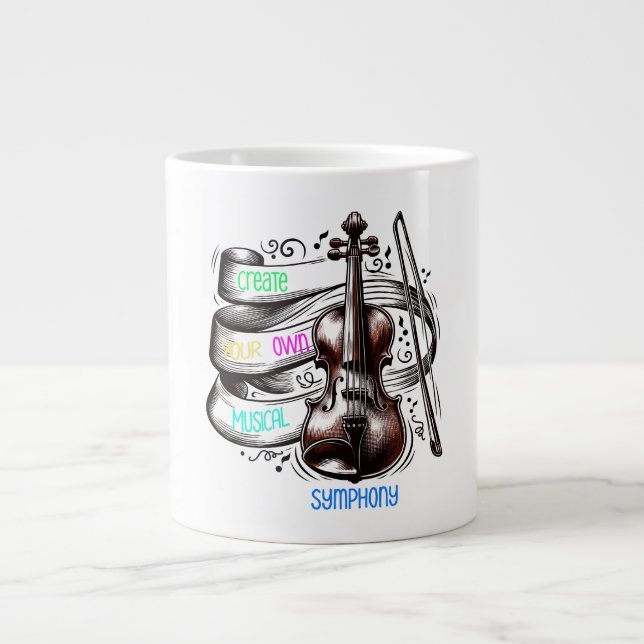 Grande Tasse Create your own musical symphony  (Devant)