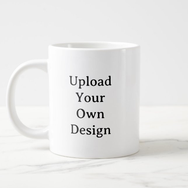 Grande Tasse Create Your Own Simple Custom Jumbo (Gauche)
