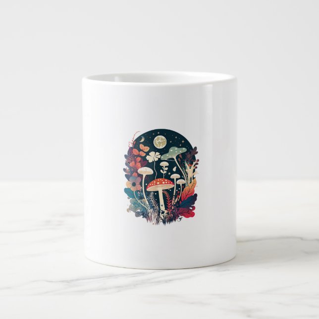 Grande Tasse Création de champignons Aesthetic Goblincore et Co (Devant)