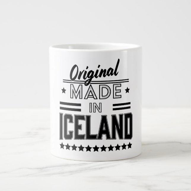 Grande Tasse Créé original en Islande (Devant)