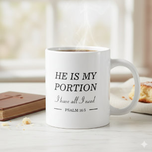 Grande Tasse Créez le Vôtre Il Est Ma Part Chrétien