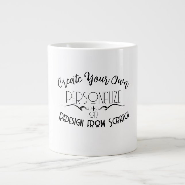 Grande Tasse Créez les vôtres (Devant)