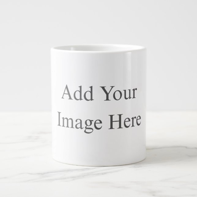 Grande Tasse Créez votre propre blanc  (Devant)