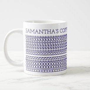 Grande Tasse Créez votre propre message caché court 148BW