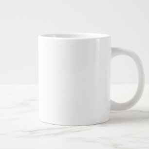 Grande Tasse Créez votre propre personnalisation blanche