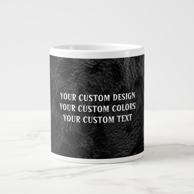 Grande Tasse Créez votre propre personnalisation personnalisée (Devant)