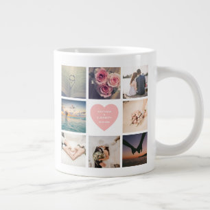 Grande Tasse Créez votre propre photo Mariage personnalisée pou