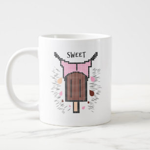 Grande Tasse Crème glacée et langue 