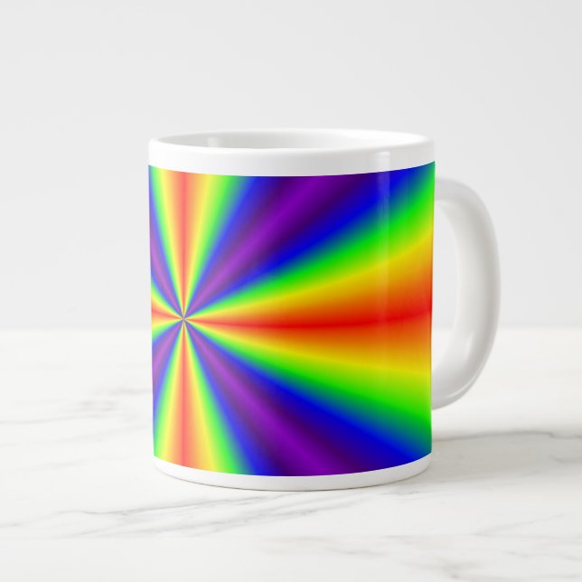 Grande Tasse Croix arc-en-ciel (Devant droit)