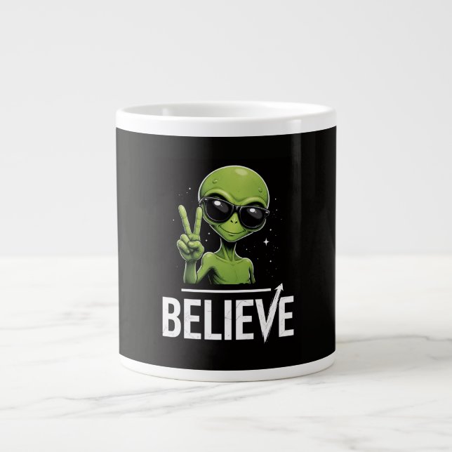 Grande Tasse Croyez en nous (Devant)
