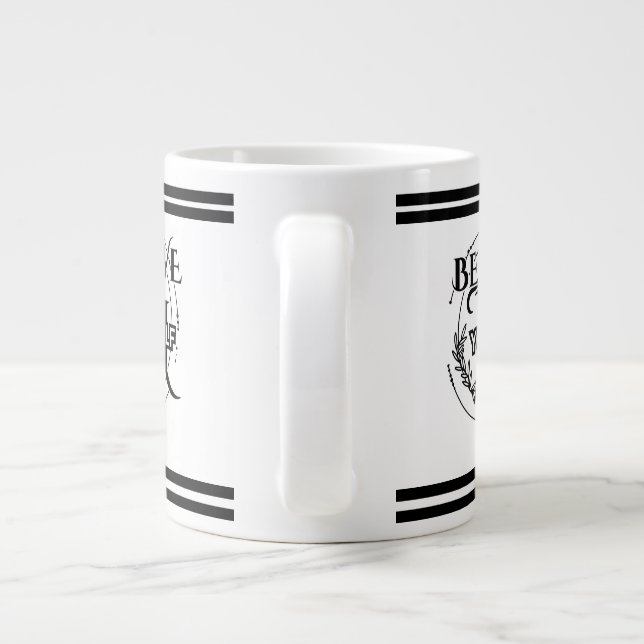 Grande Tasse Croyez en vous-même Citation Motivationnelle Café  (Dos)